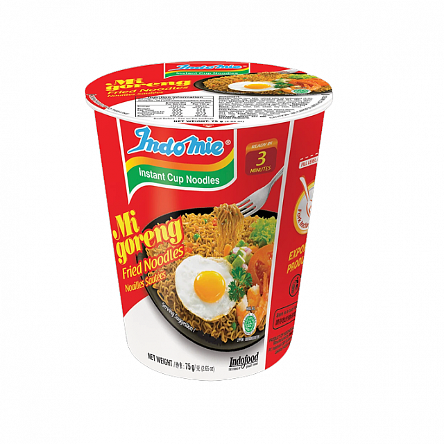 Indomie Mi Goreng Fried Noodles Cup (12Cups)